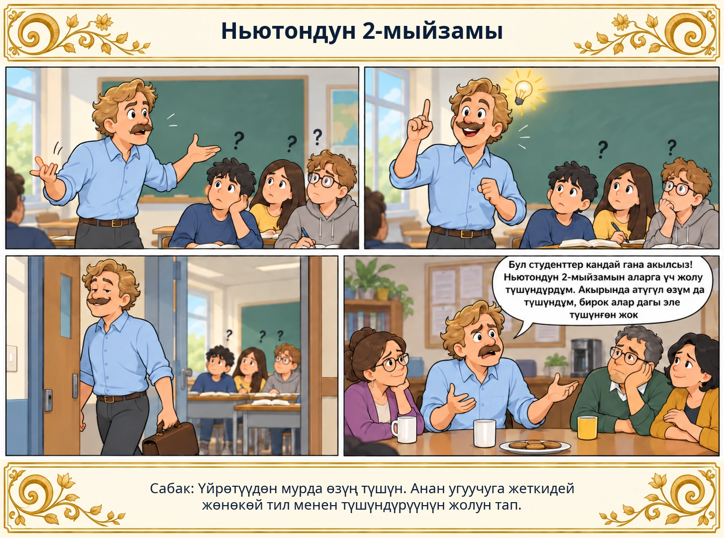 Ньютондун 2-мыйзамы сүрөтү