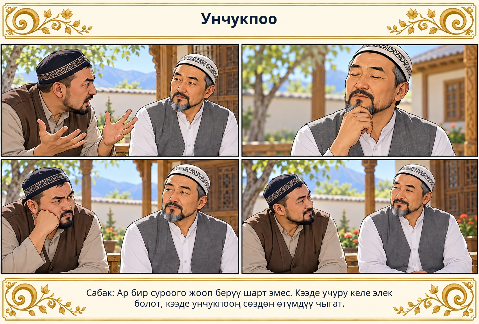 Унчукпоо сүрөтү