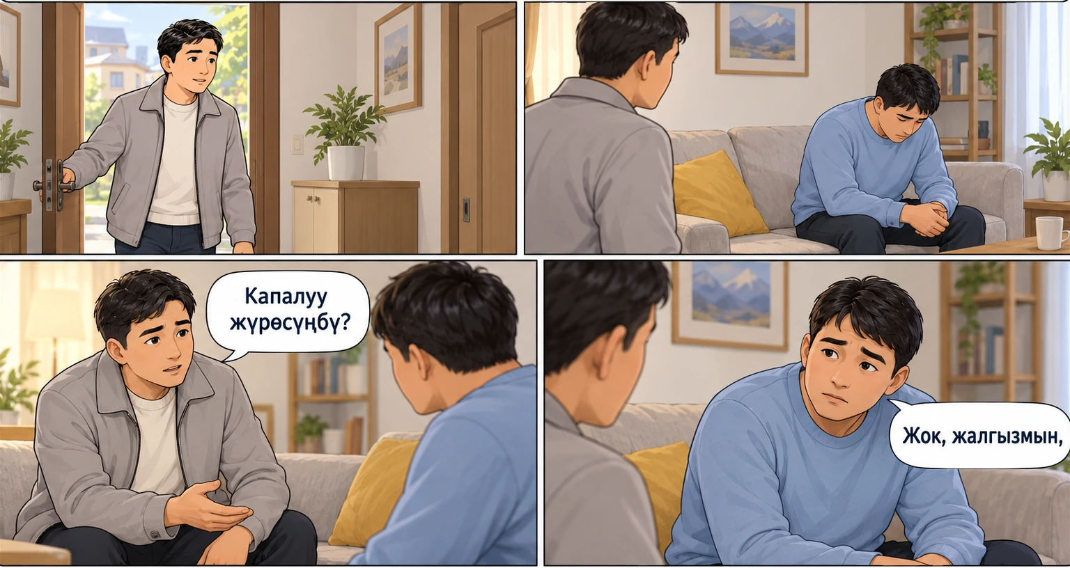 Жалгыз болуу сүрөтү