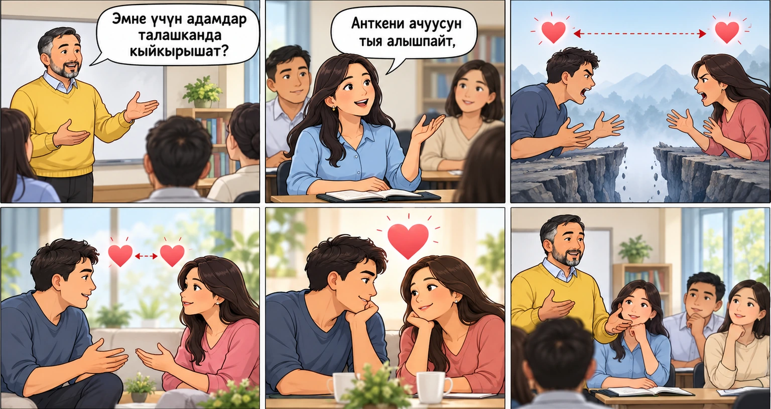 Эмне үчүн адамдар талашканда кыйкырышат сүрөтү