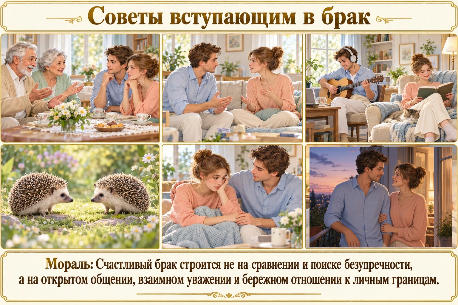Иллюстрация: Советы вступающим в брак