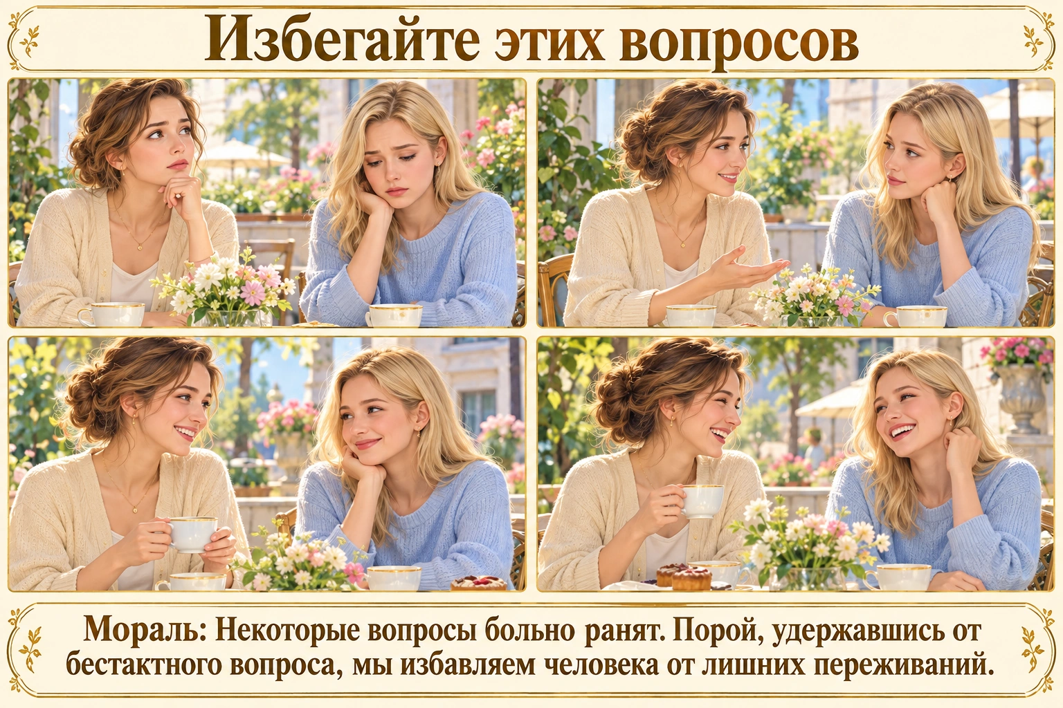 Иллюстрация: Избегайте этих вопросов