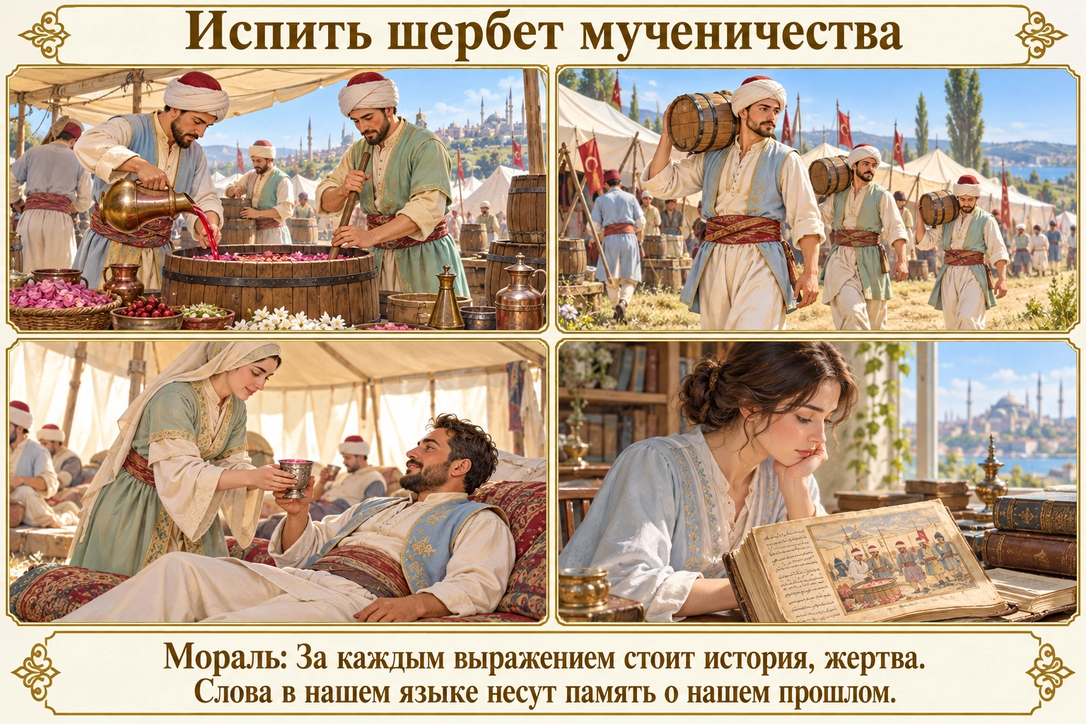 Иллюстрация: Испить шербет мученичества