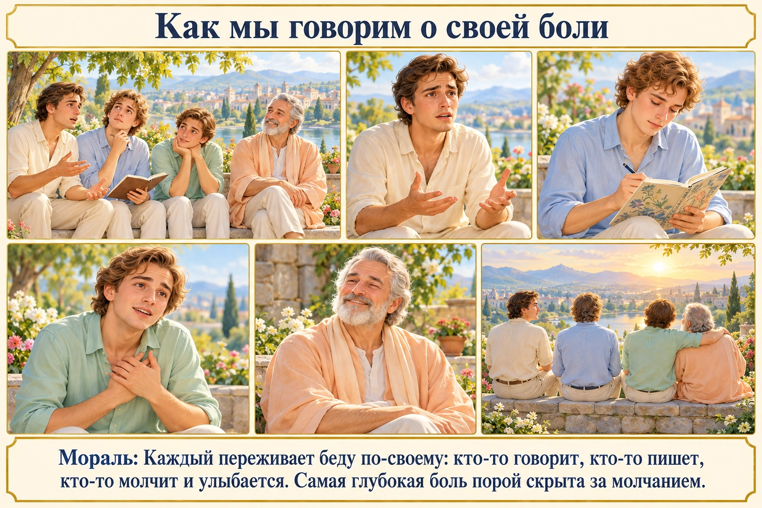Иллюстрация: Как выражают свою боль