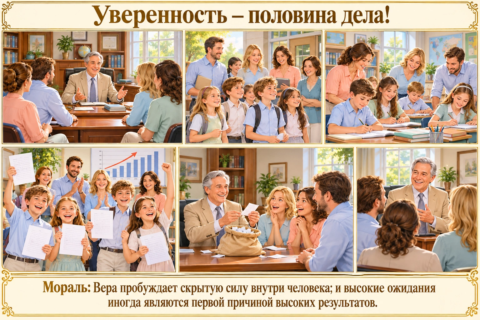 Иллюстрация: Уверенность – половина дела!
