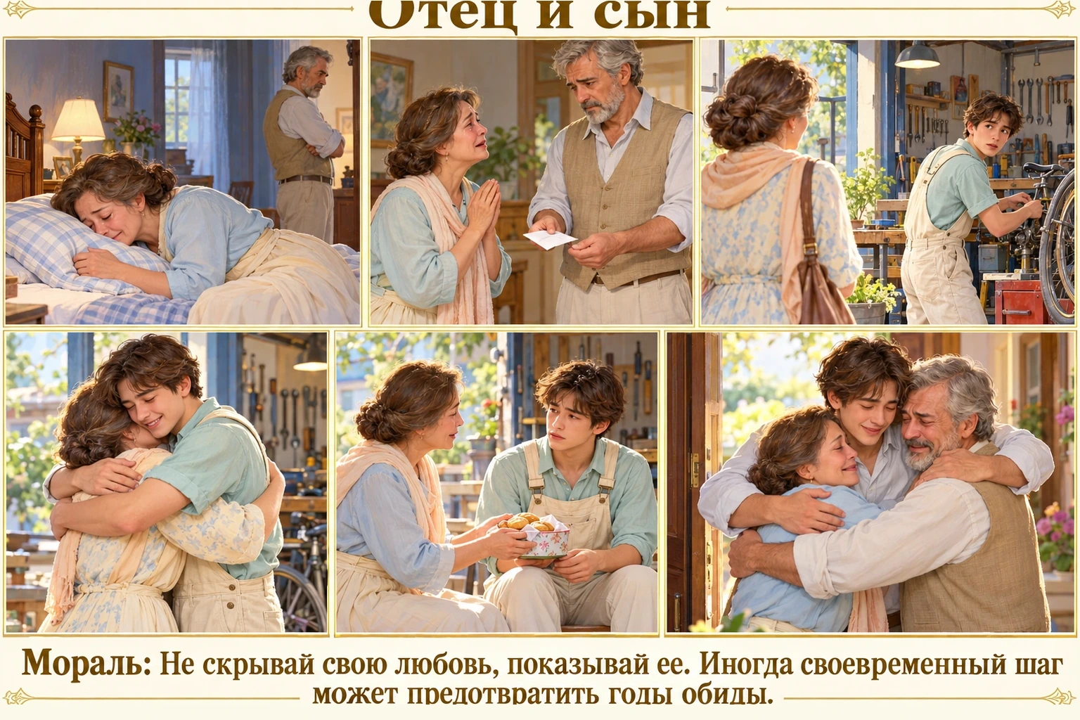 Иллюстрация: Отец и сын