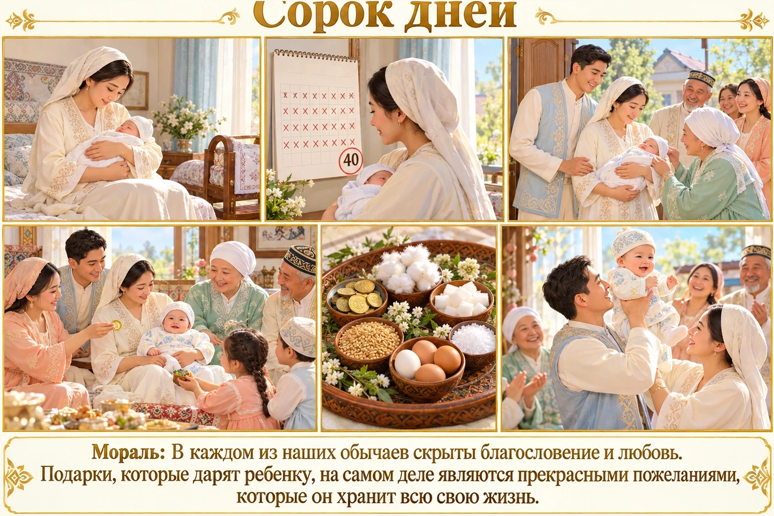 Иллюстрация: Обряд сорока дней