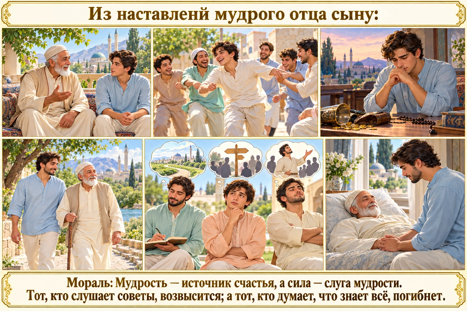 Иллюстрация: Из наставлений мудрого отца сыну