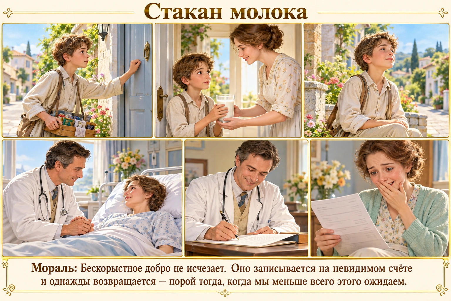 Иллюстрация: Стакан молока