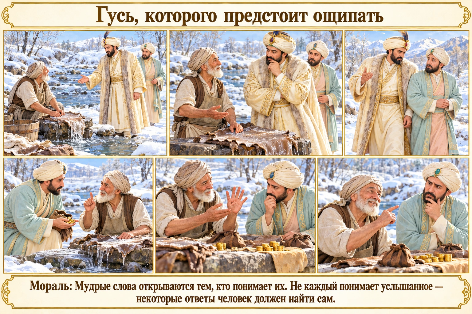 Иллюстрация: Гусь, которого предстоит ощипать