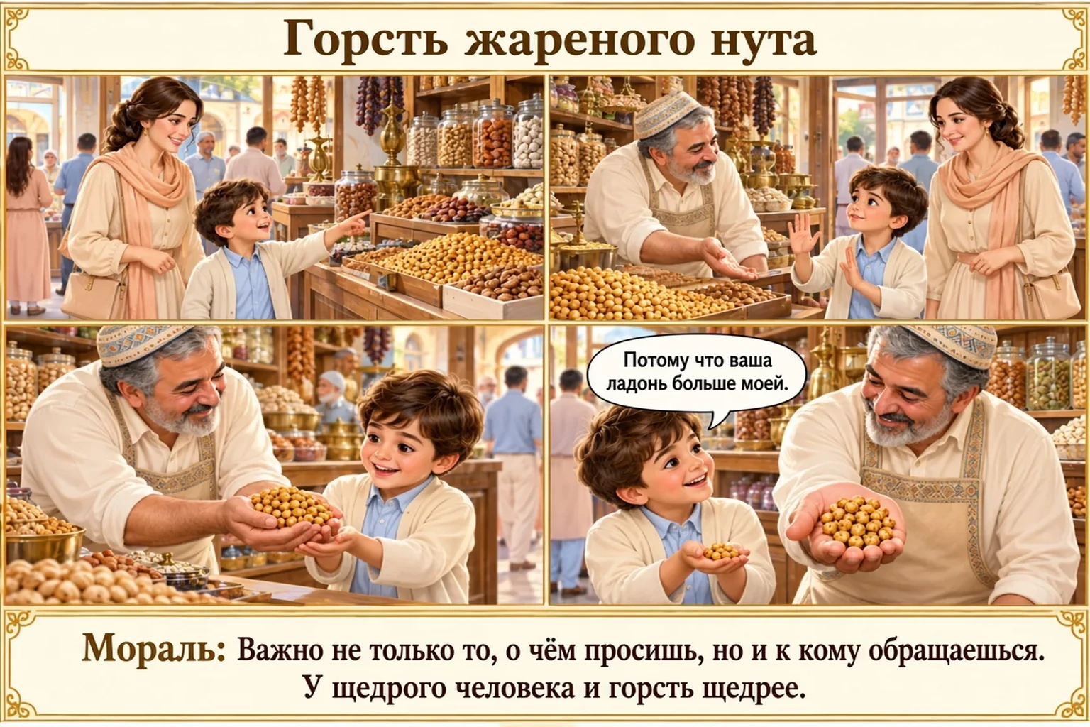 Иллюстрация: Горсть жареного нута