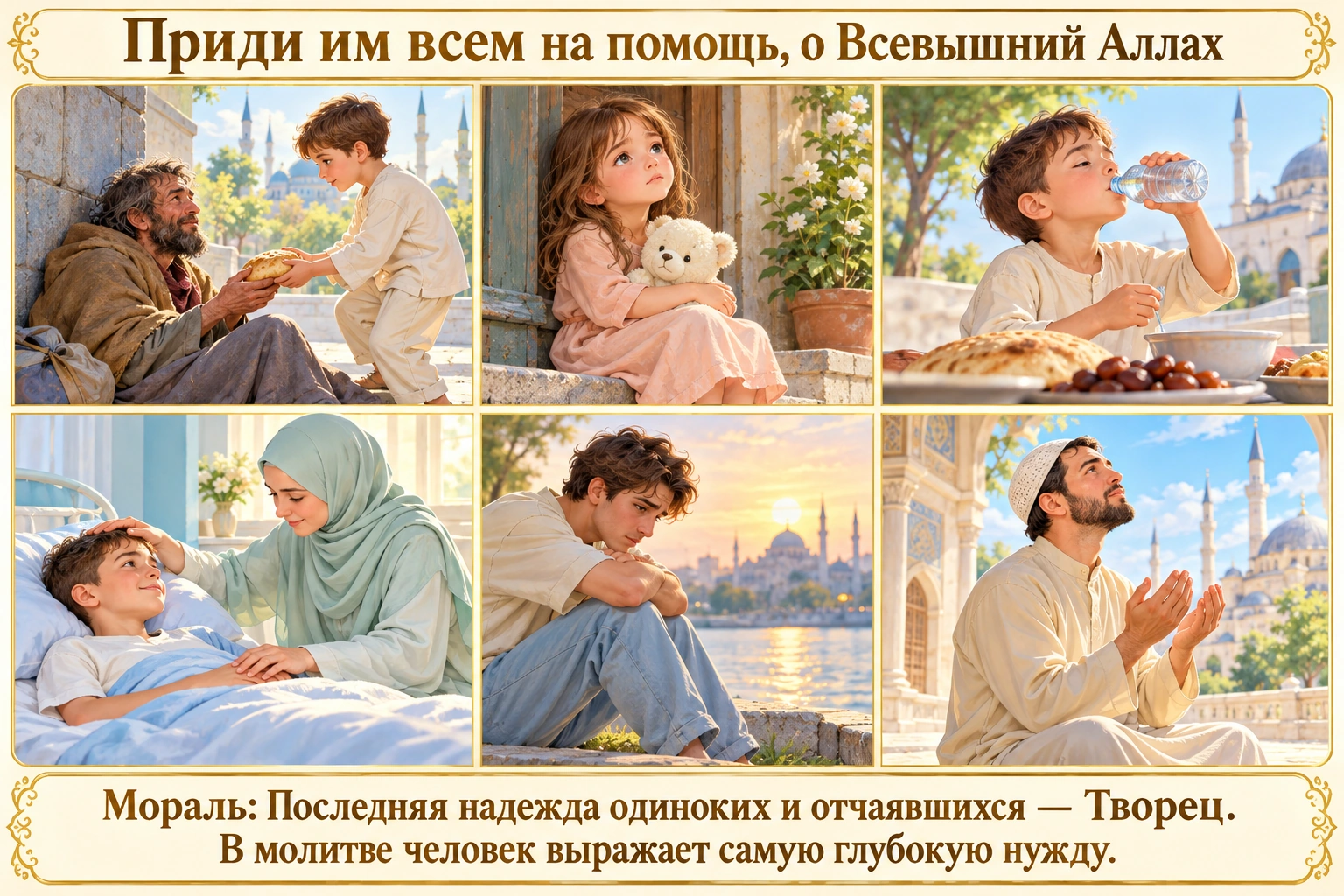 Иллюстрация: Ты Сам помоги, о Всевышний Аллах