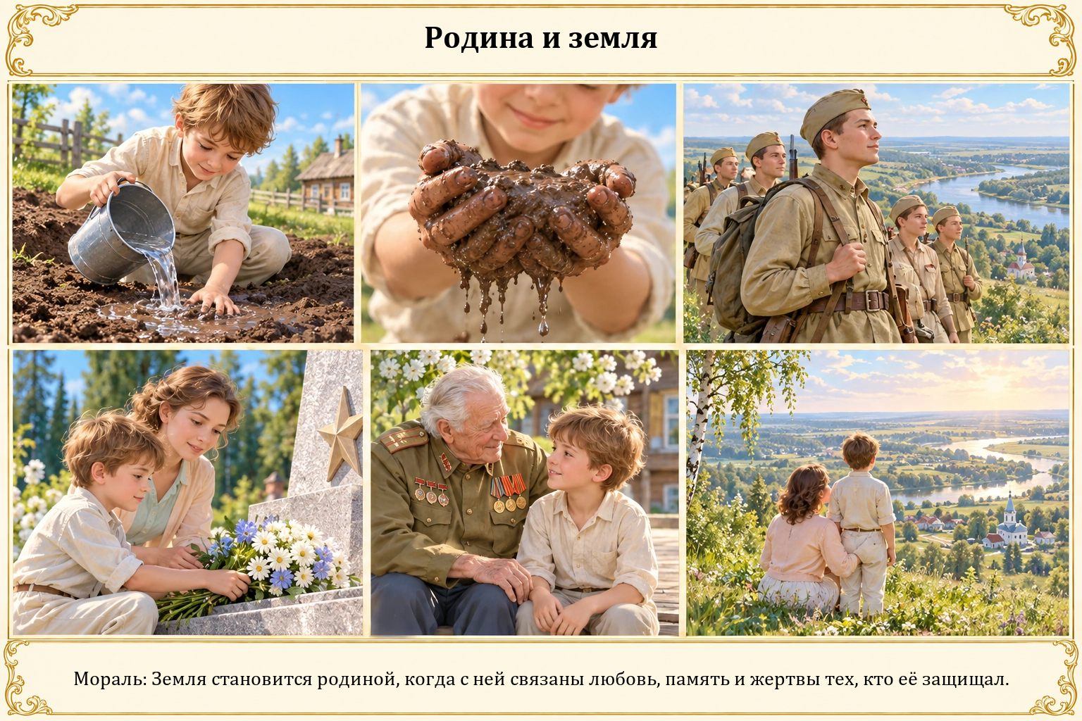 Иллюстрация: Родина и земля