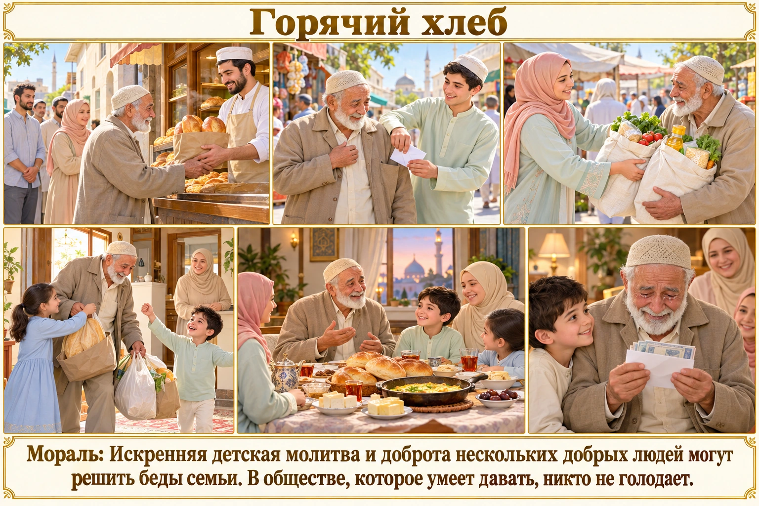 Иллюстрация: Горячий хлеб