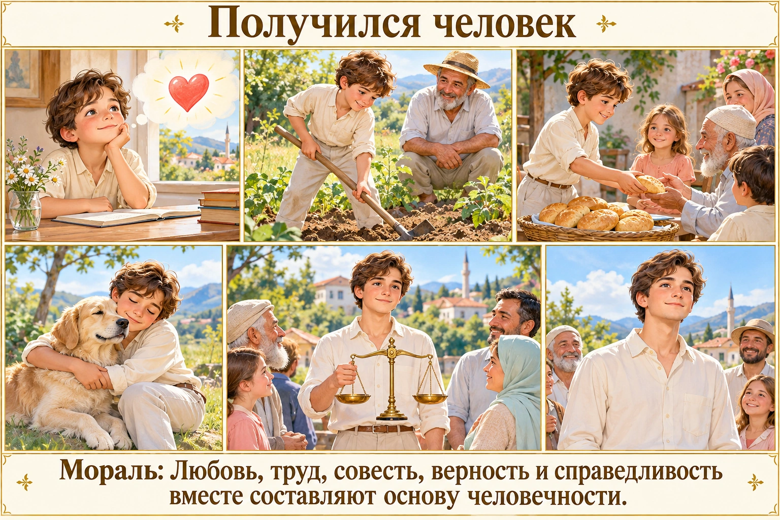 Иллюстрация: Получился человек