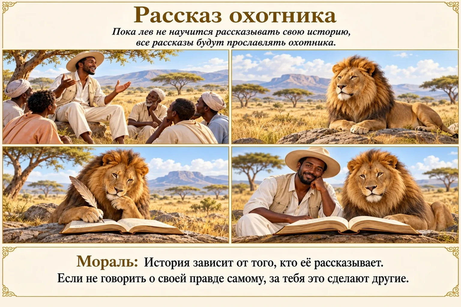 Иллюстрация: Восхваление охотника