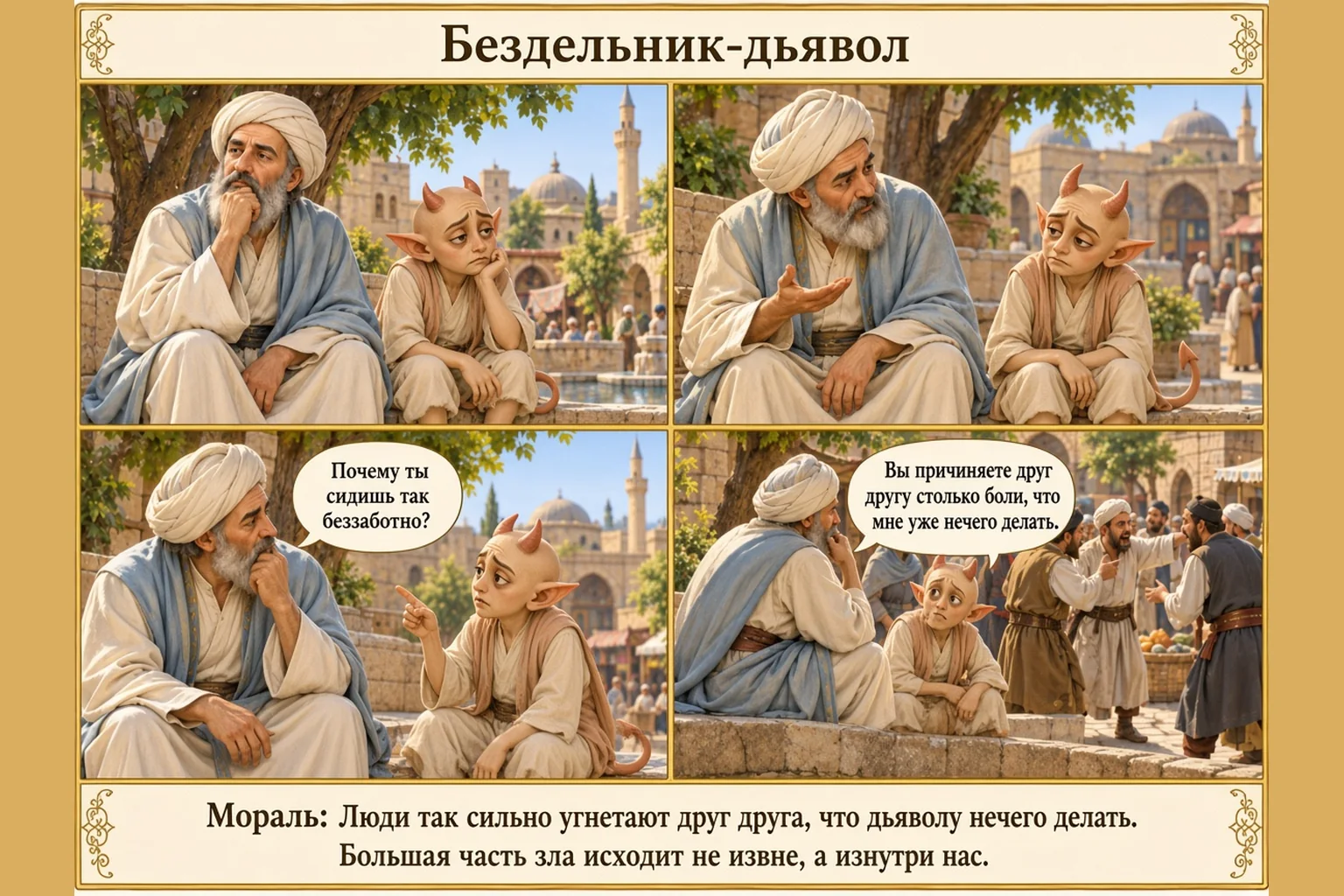 Иллюстрация: Бездельник-дьявол