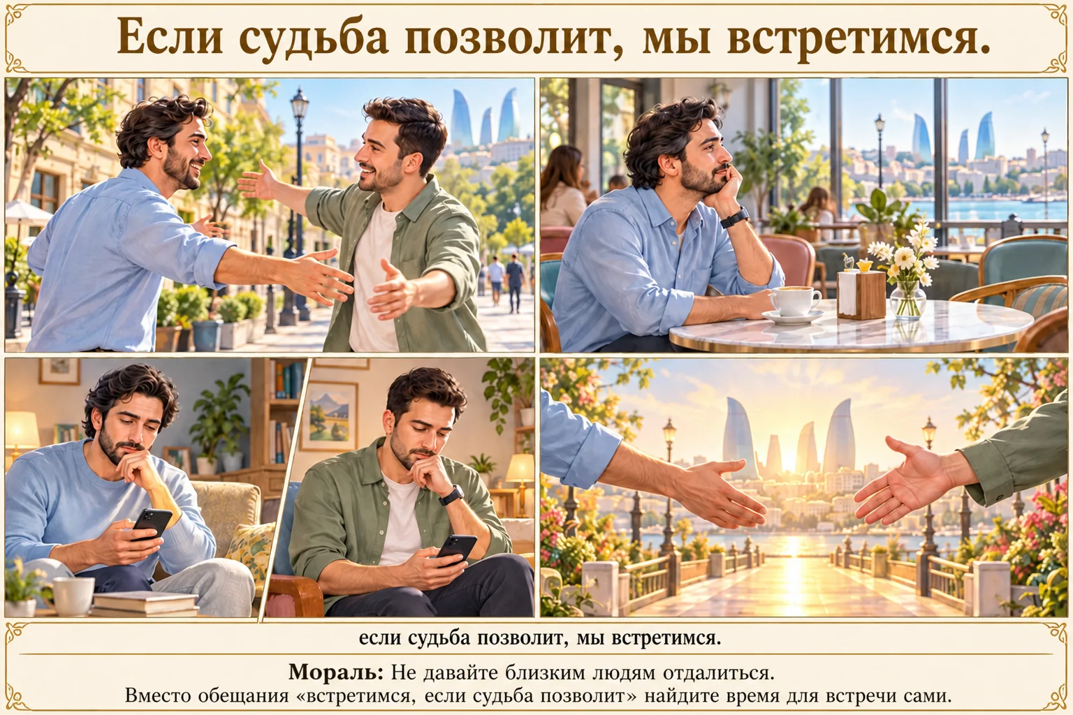 Иллюстрация: Если судьба позволит, мы встретимся.