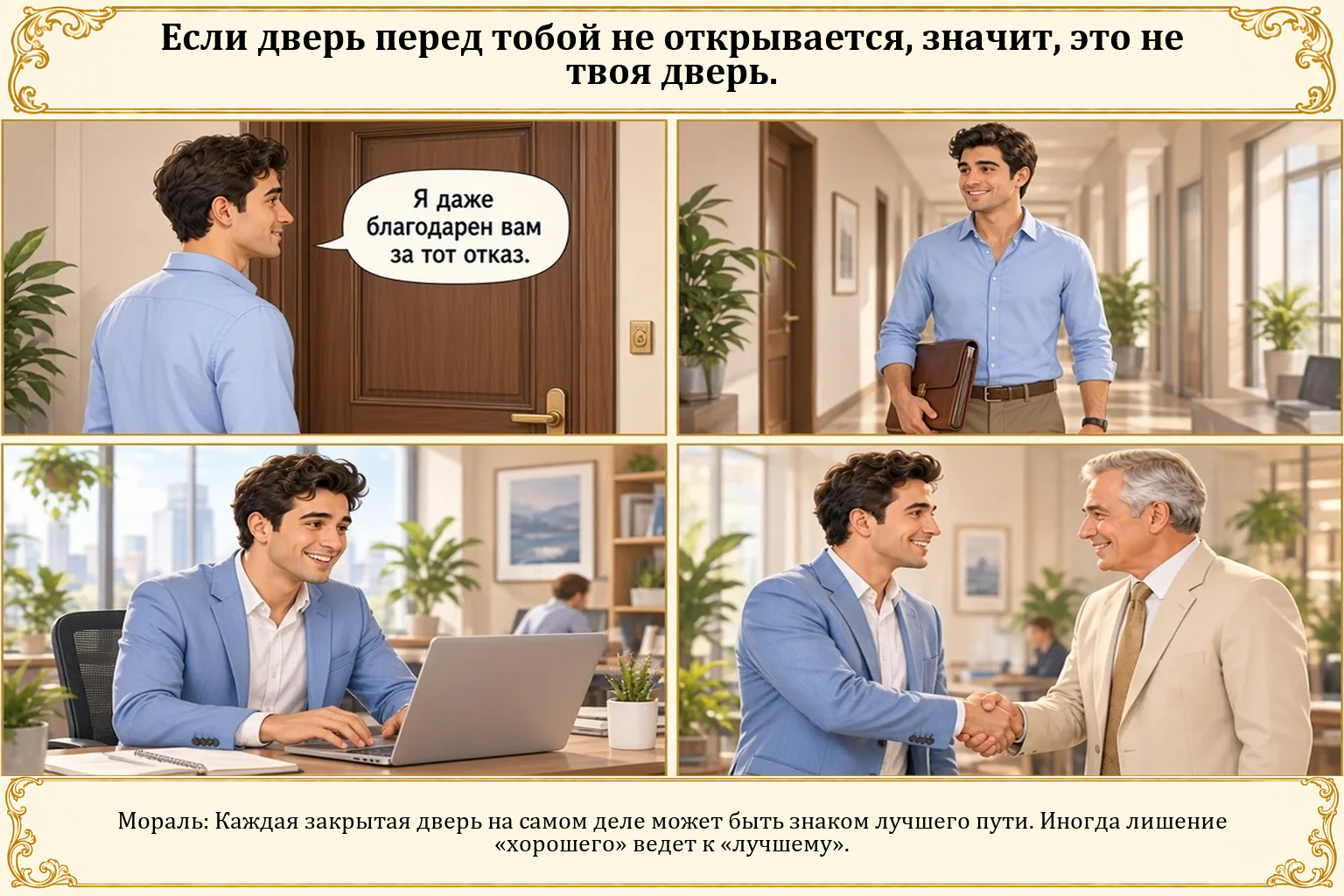 Иллюстрация: Дверь, которая не открывается, возможно, не твоя