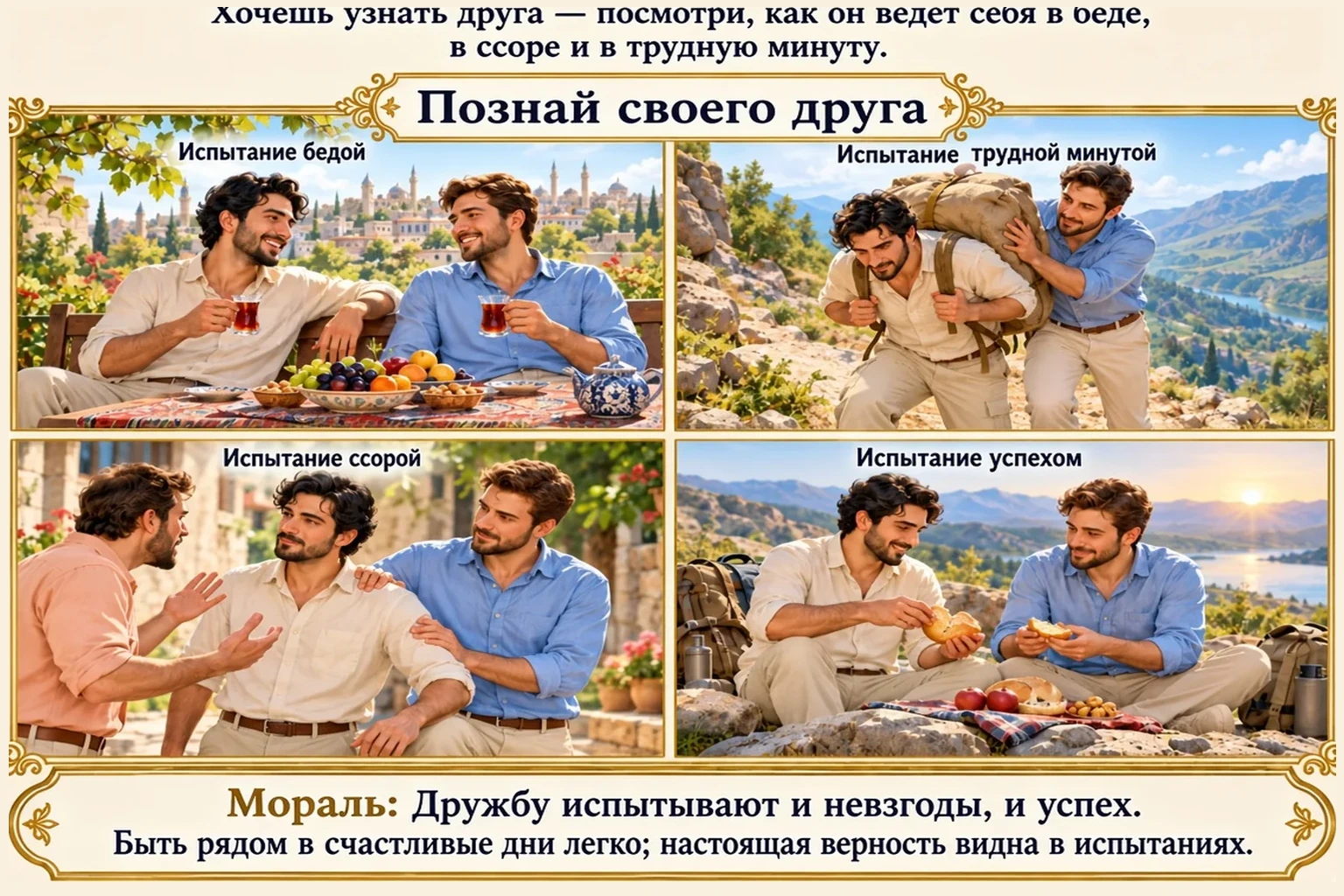 Иллюстрация: Познай своего друга