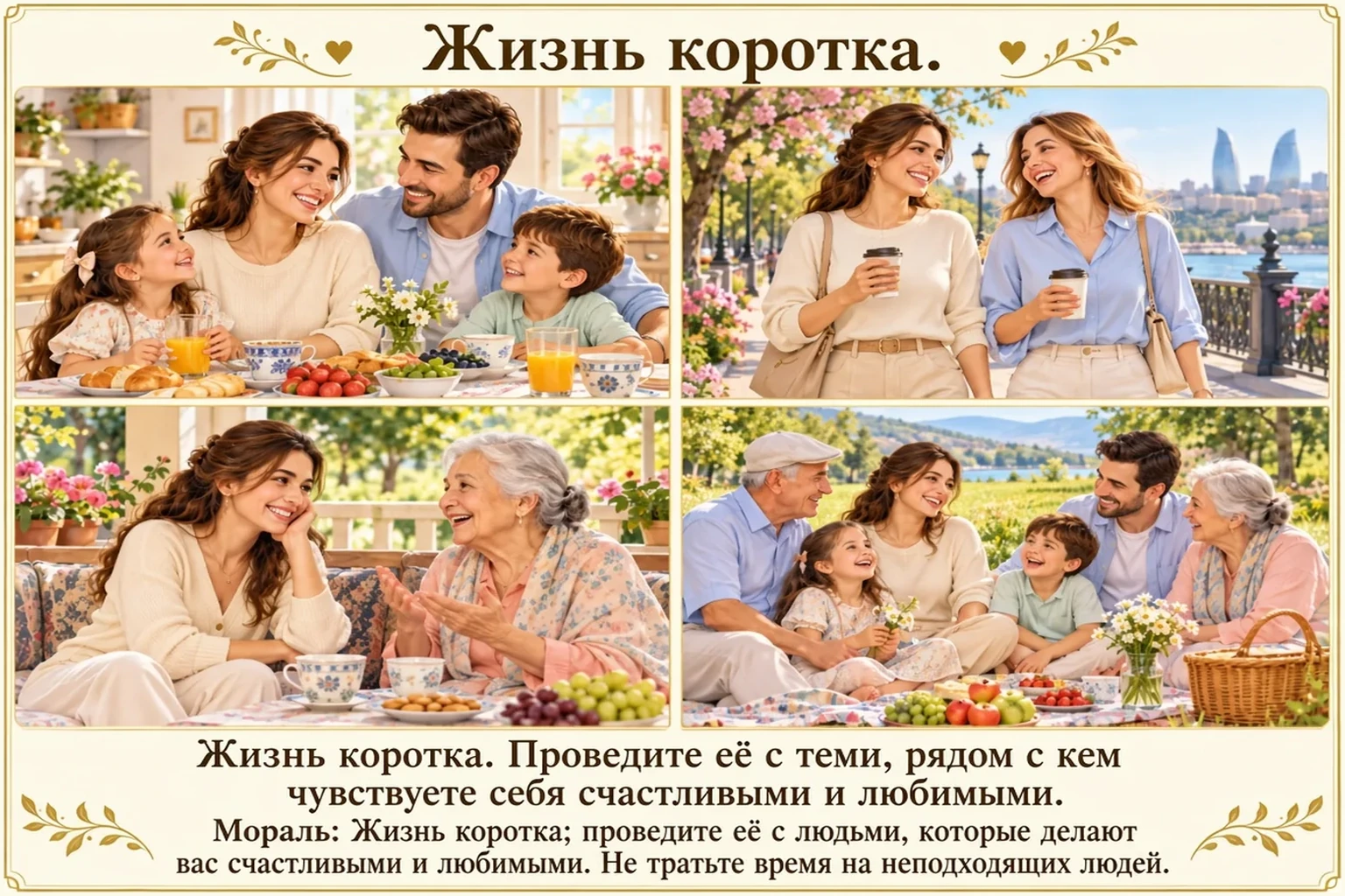 Иллюстрация: Жизнь коротка.