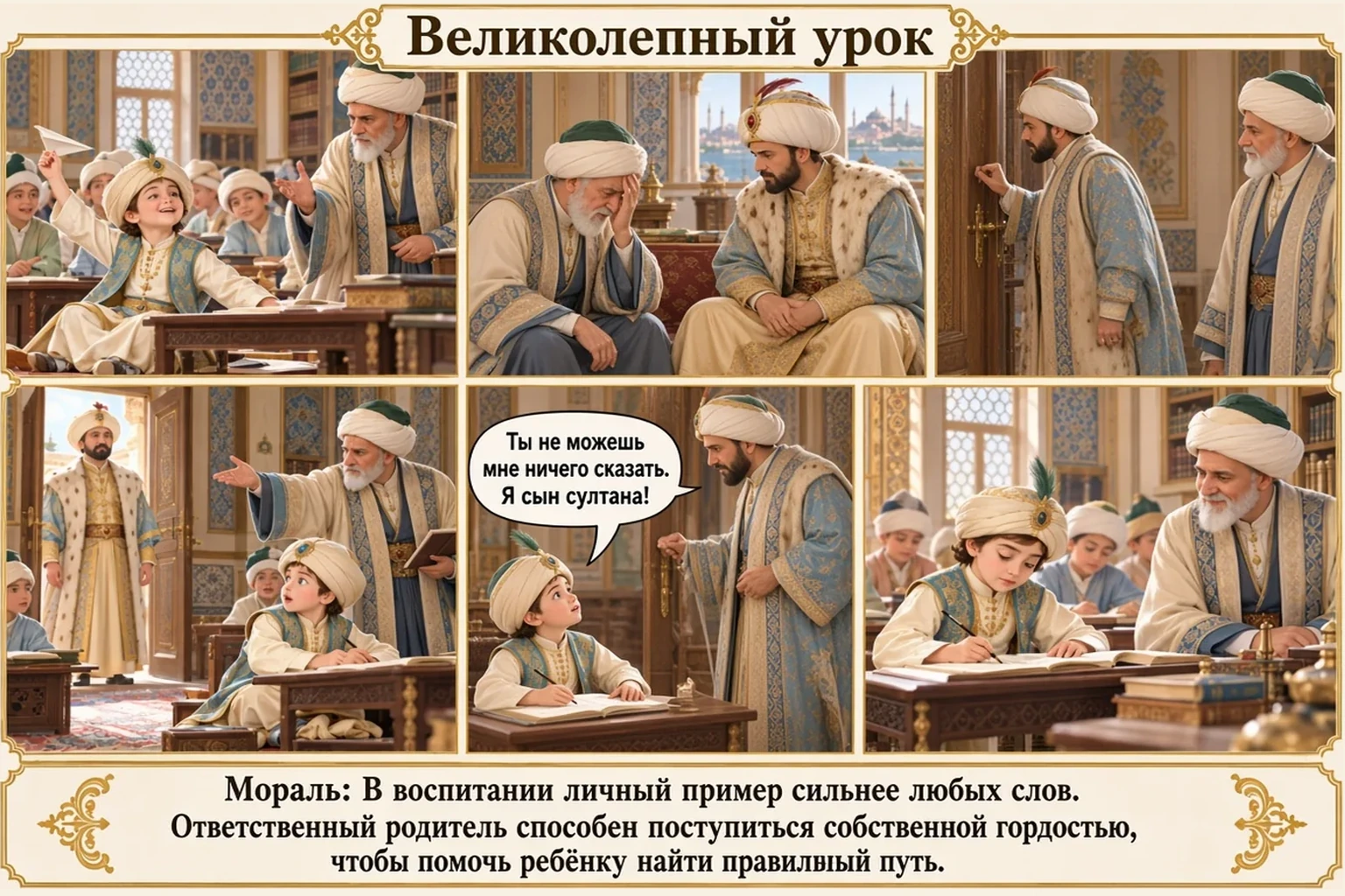 Иллюстрация: Великолепный урок