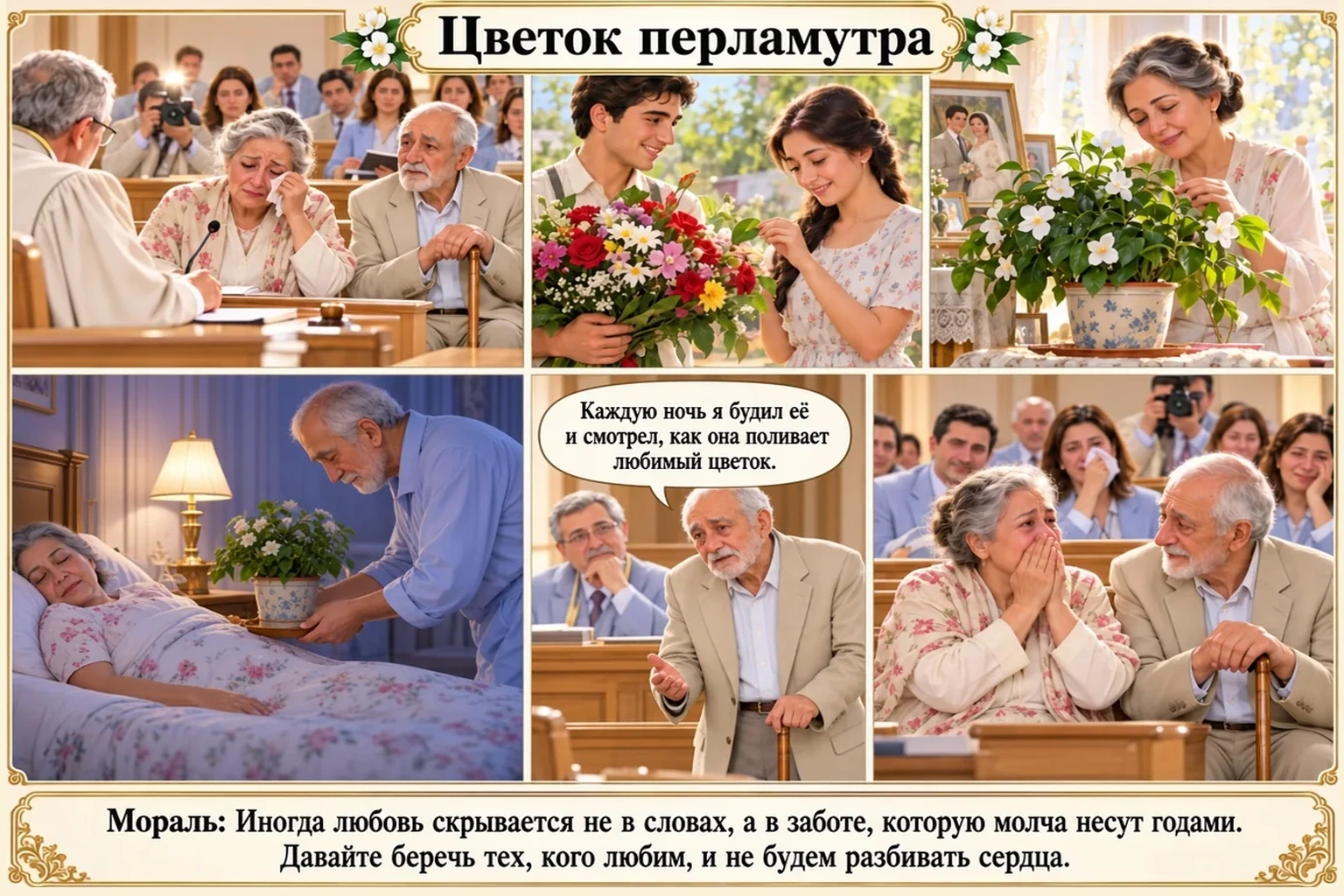 Иллюстрация: Цветок перламутра