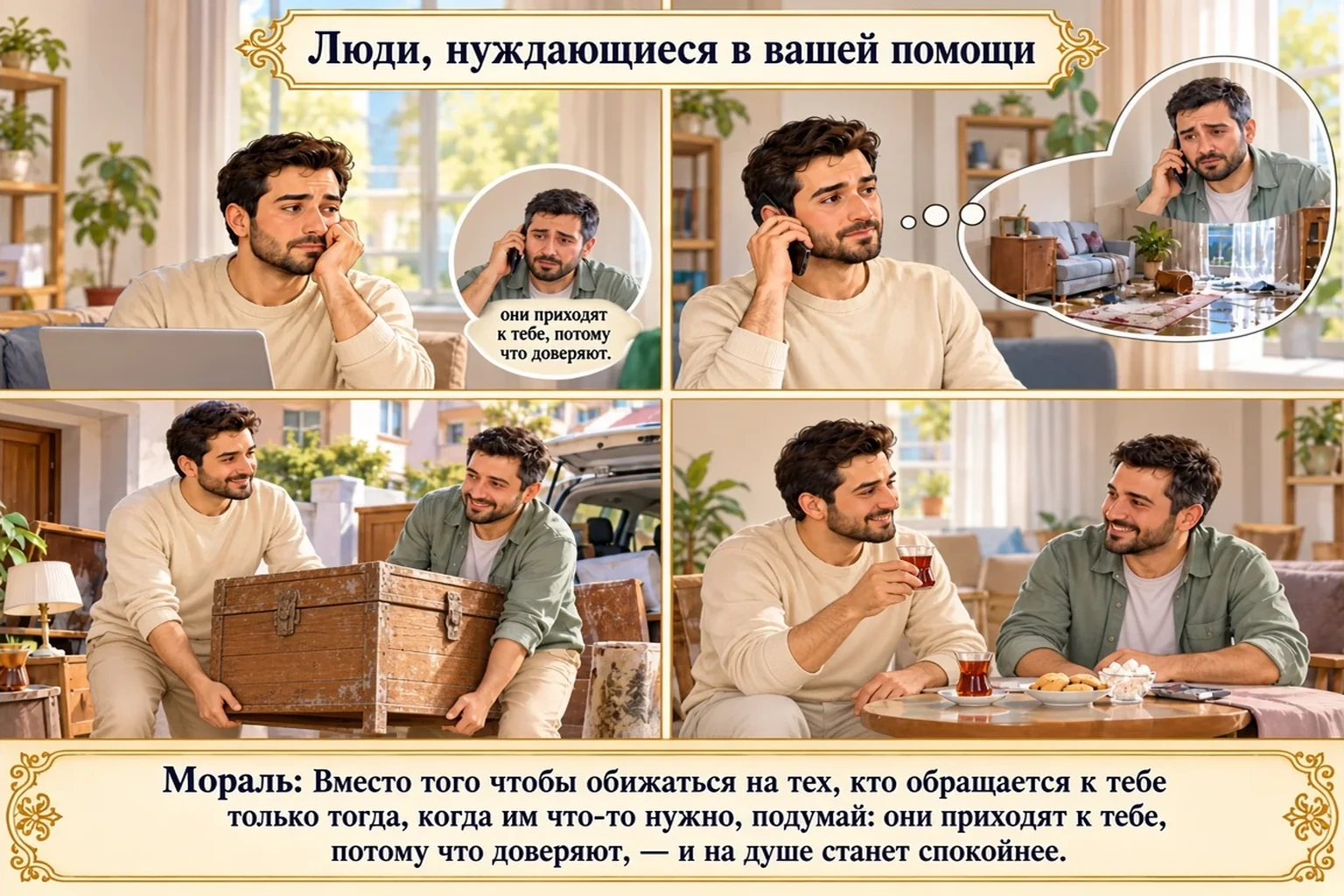 Иллюстрация: Люди, которым от вас что-то нужно