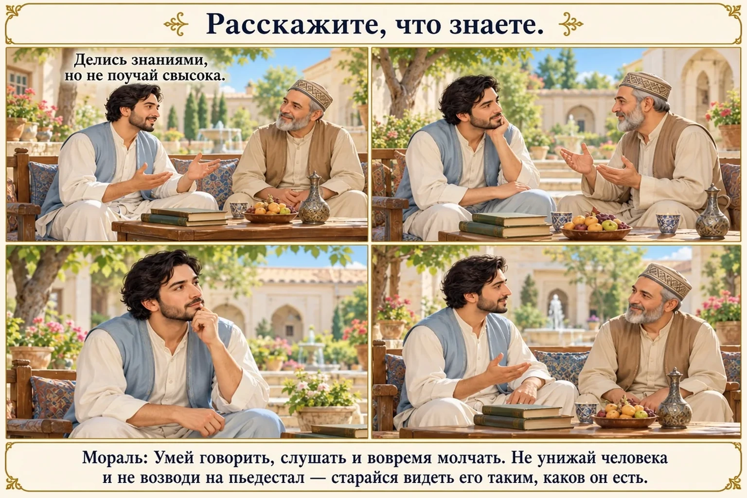Иллюстрация: Расскажите, что знаете.