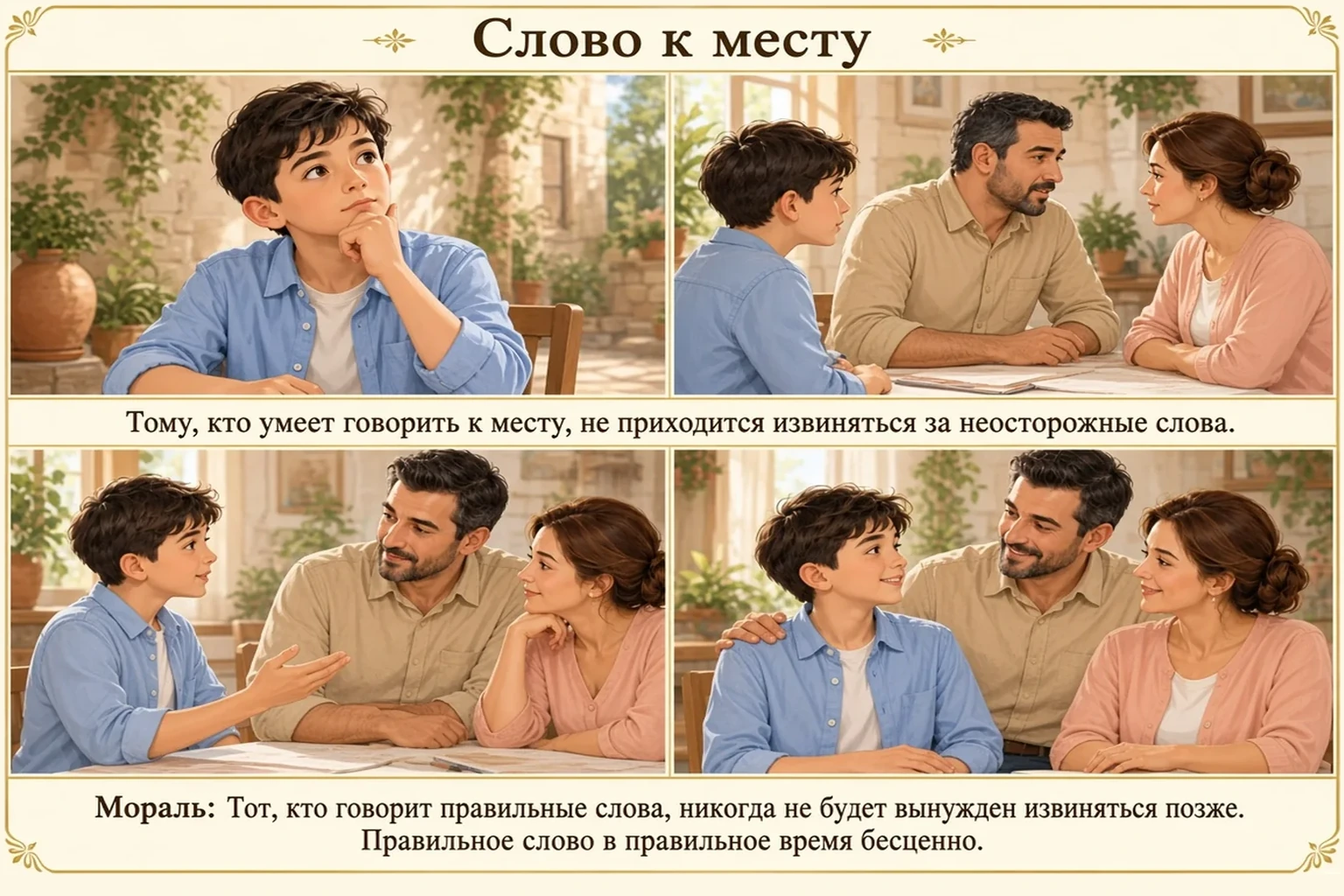 Иллюстрация: Слово к месту