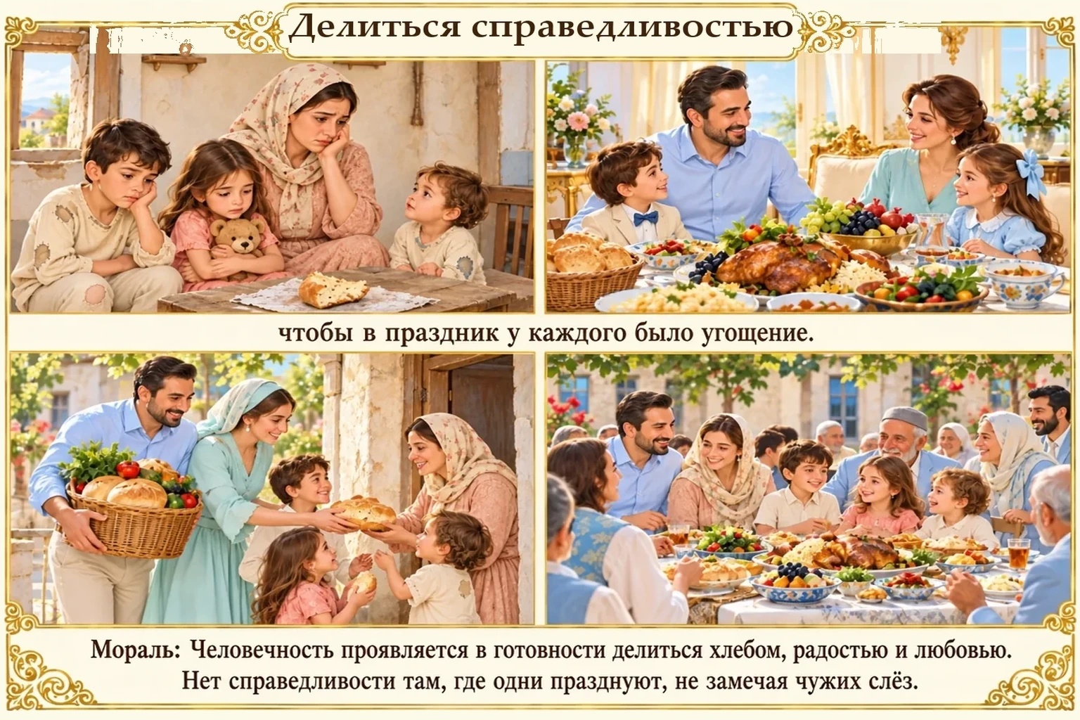 Иллюстрация: Делиться справедливостью