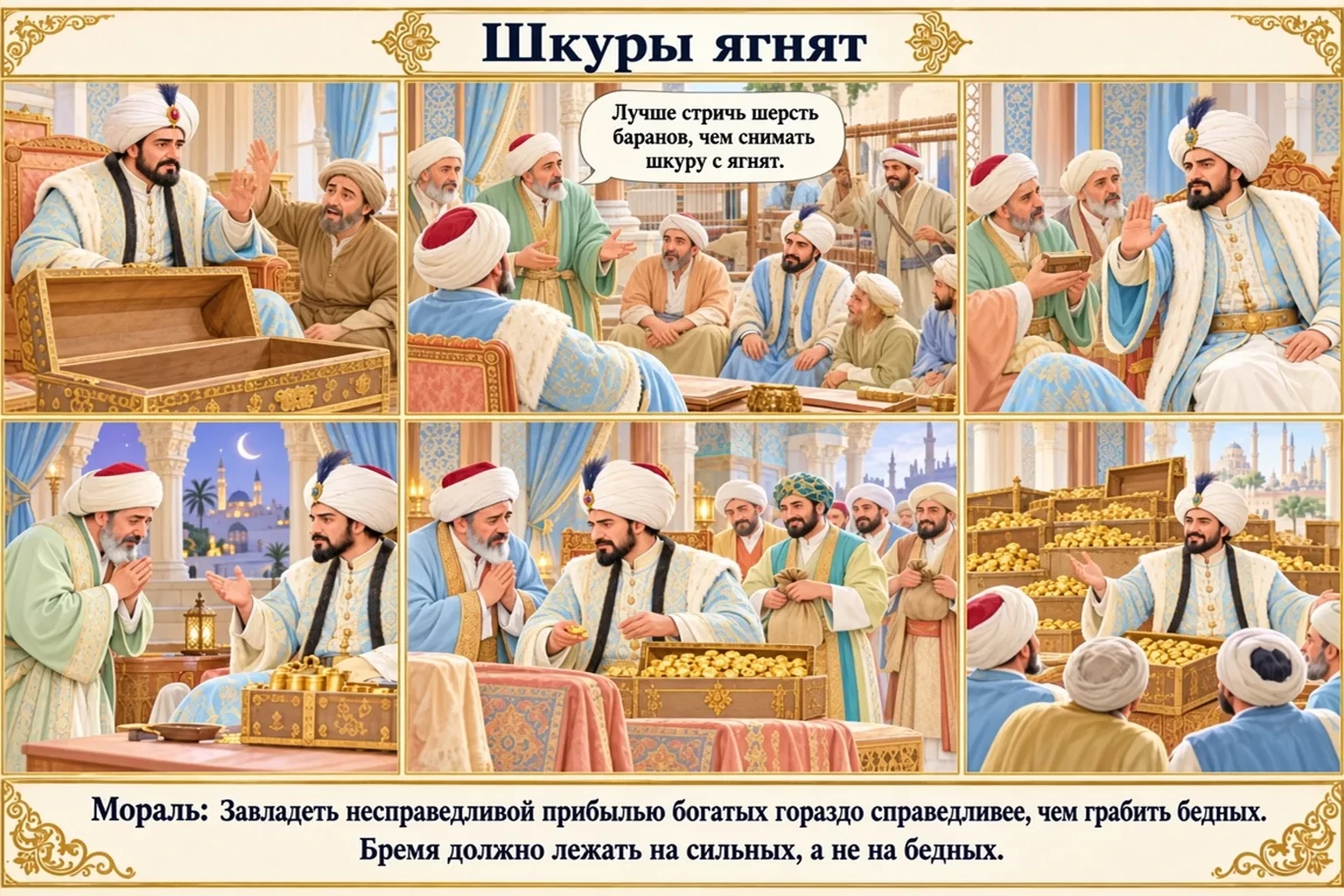 Иллюстрация: Шкуры ягнят