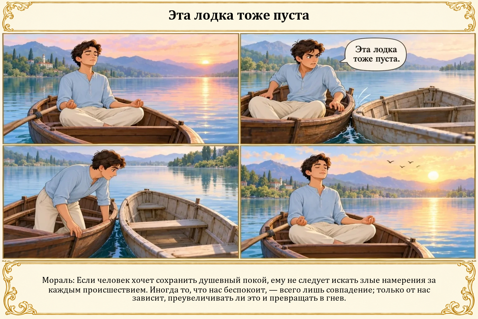 Иллюстрация: Эта лодка тоже пуста.