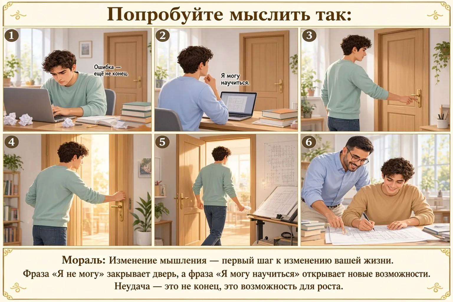 Иллюстрация: Попробуйте мыслить так: