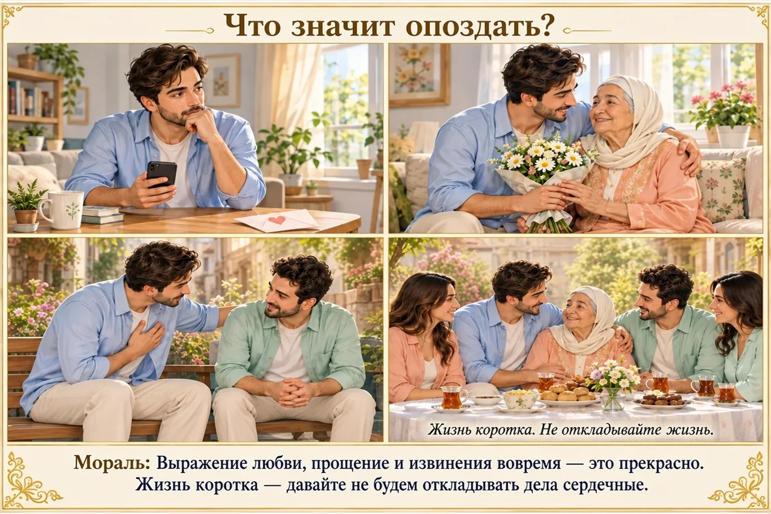Иллюстрация: Что значит опоздать?