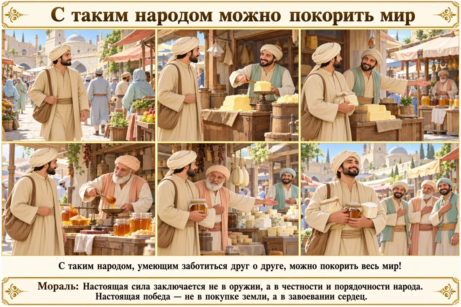 Иллюстрация: С таким народом можно покорить мир